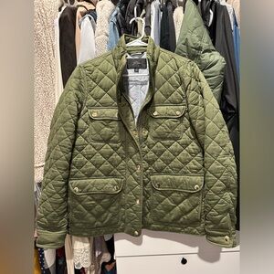J. Crew quilted jacket.